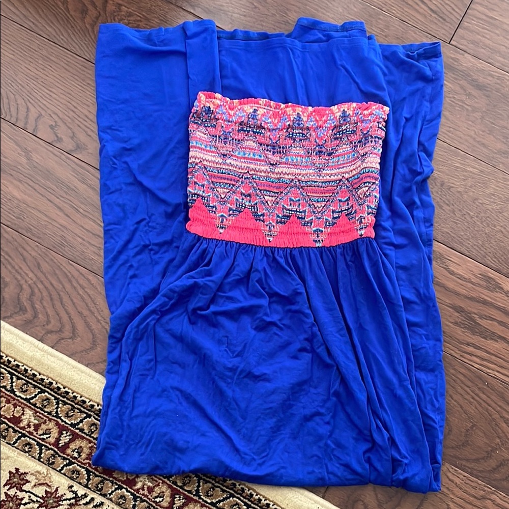 PinkBlush Vibrant Strapless Dress